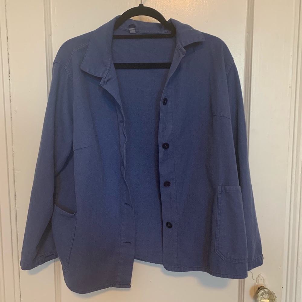 Vintage French Workwear Chore Jacket